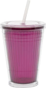 Quest Gimex Blackberry Tumbler with Waterproof Lid and Straw - Life's a breeze GB Ltd