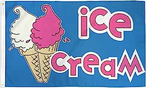 Ice Cream Flag 5ft x 3ft