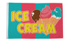 Ice Cream Flag 5ft x 3ft