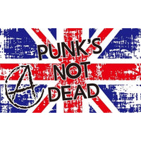 Punks Not Dead New Design Flag 5ft x 3ft