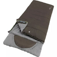 Sleeping bag Outwell Sleeping Bag Contour Supreme Coffee Zipper Side Left. 3-4 Season