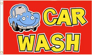 Car Wash Flag. 5ft x 3ft Flag