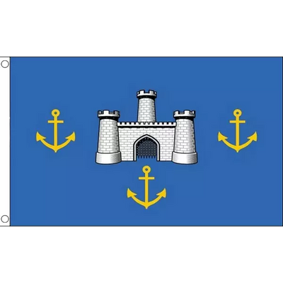 Isle Of Wight Castle Old style flag .5ft x 3ft