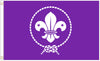 Scout Flag.Purple Scouts Flag 5ft x 3ft