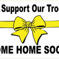 We support Our Troops White Background