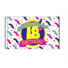 Happy 18th Birthday Flag - Life's a breeze GB Ltd