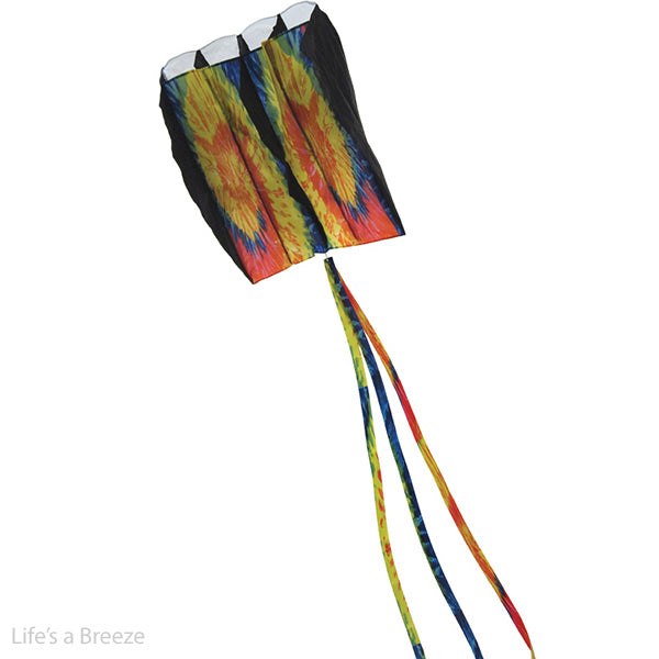 Black Tie Dye Red Air Foil Kite