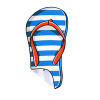 Beach Towel.Yello Flip Flop Beach Towel Microfibre Towel - Life's a breeze GB Ltd