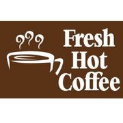 Fresh Hot Coffee Flag.