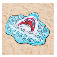 Towel.Beach Towel Yello Shark - Life's a breeze GB Ltd