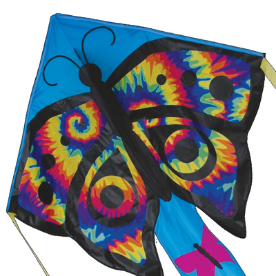 Tie Dye Butterfly Easy Flyer Kite - Life's a breeze GB Ltd