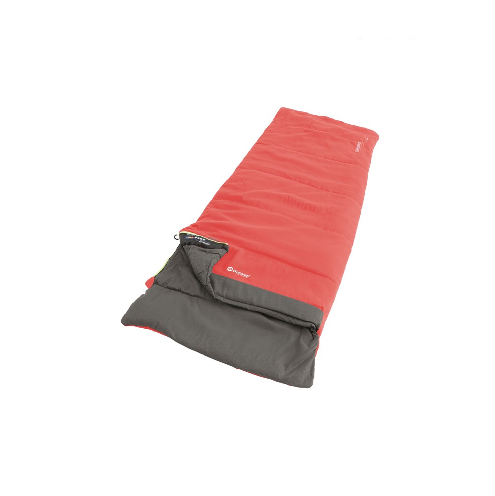 Red double sleeping shop bag