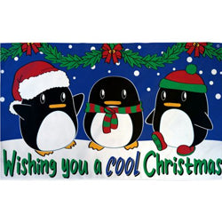 Christmas Cool Penguin Flag - Life's a breeze GB Ltd