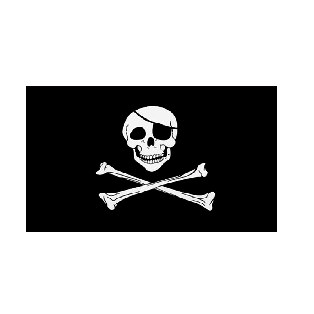Skull And Crossbones Flag. 3ft x 2ft - Life's a breeze GB Ltd