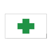 Green Cross. First Aid Flag - Life's a breeze GB Ltd