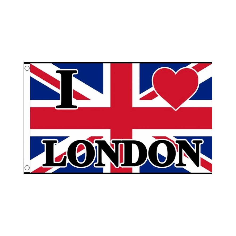 I love London Flag 5ft x 3ft Flag