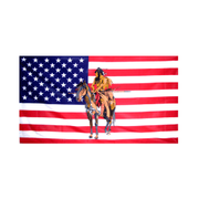 Indian On Horse Flag - Life's a breeze GB Ltd