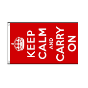 Keep Calm And Carry On Flag - Life's a breeze GB Ltd