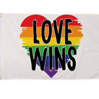 Love Wins Flag 5ft x 3ft - Life's a breeze GB Ltd