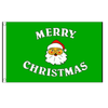 Merry Christmas Green Xmas Flag 3ft x 2ft - Life's a breeze GB Ltd
