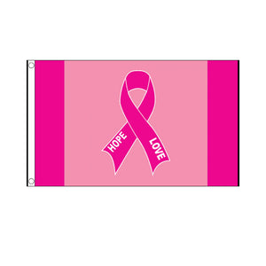 Pink Ribbon Flag - Life's a breeze GB Ltd