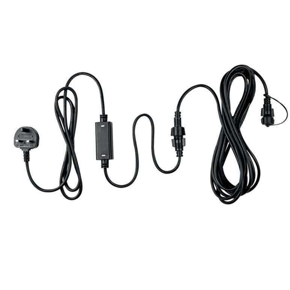 ConnectPro Outdoor LED String Lights, Connectable, Black Rubber Cable ...