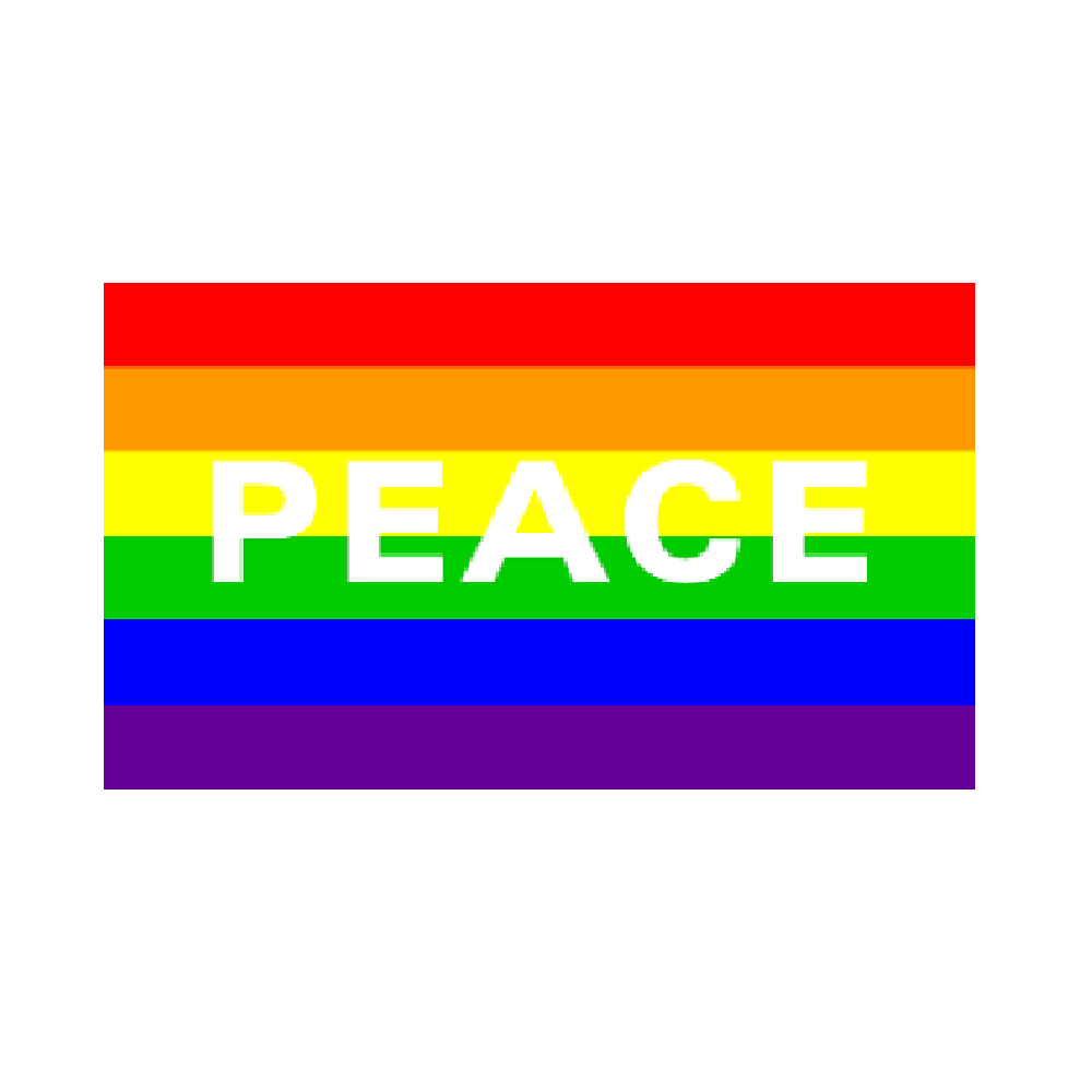 Peace Rainbow Flag - Life's a breeze GB Ltd