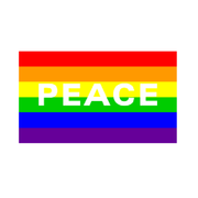 Peace Rainbow Flag - Life's a breeze GB Ltd