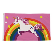Unicorn  Flag. Rainbow Unicorn Flag - Life's a breeze GB Ltd