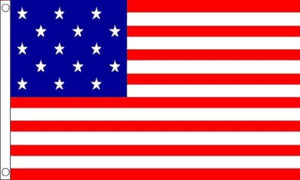 USA Flag. USA 1795 - 1915 (15 stars) Flag. EX Display