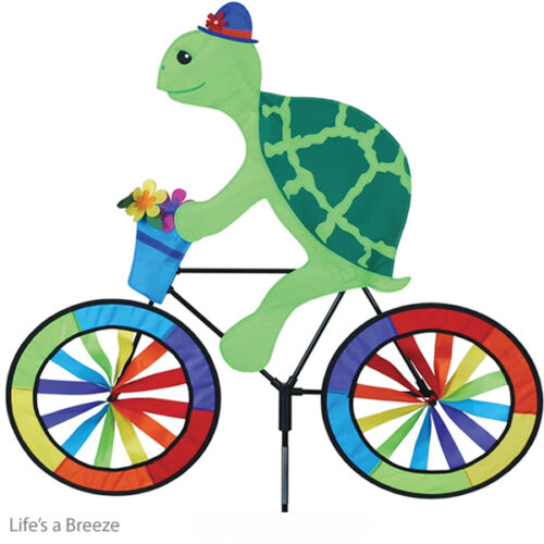 Turtle Garden Spinner - on a bike