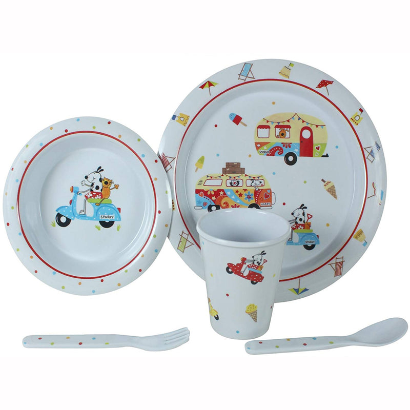 Melamine dinner outlet set kids