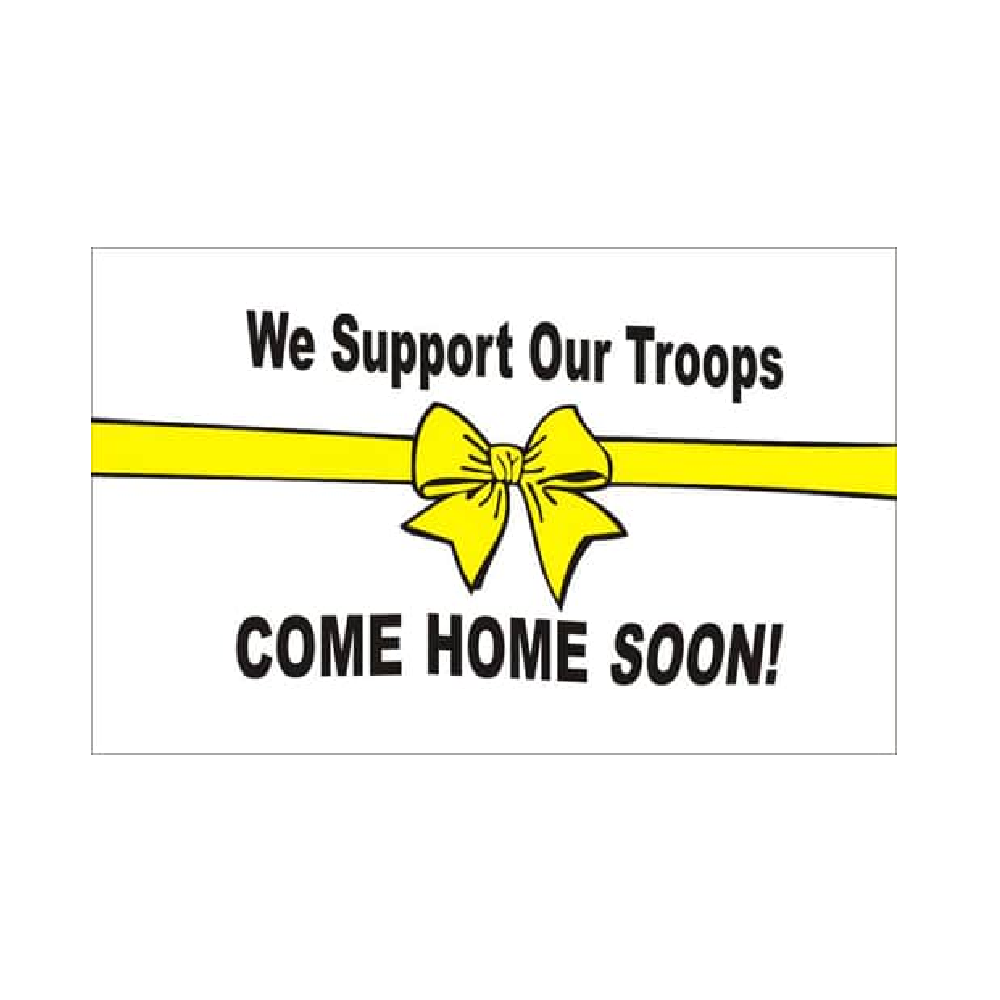 Support Our Troops Flag - Life's a breeze GB Ltd